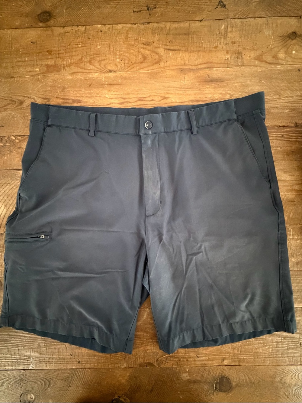 Greg Norman Black Golf Shorts